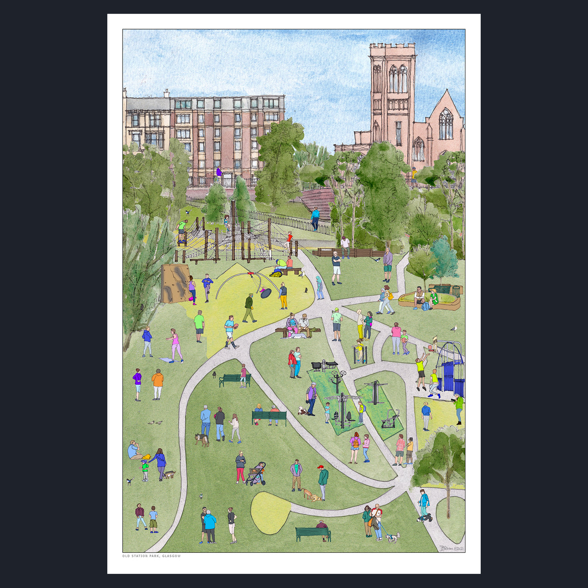 OLD STATION PARK, GLASGOW